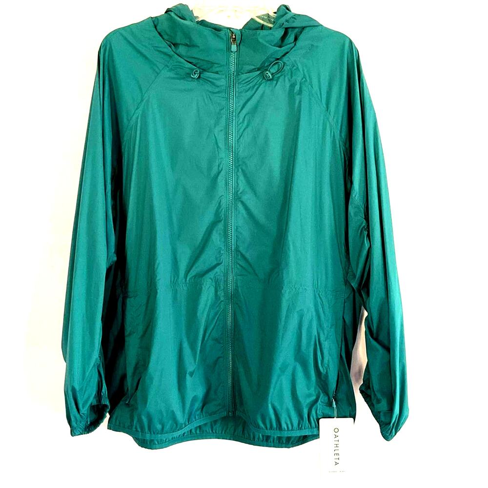Athleta Superset Jacket Borealis Green Medium